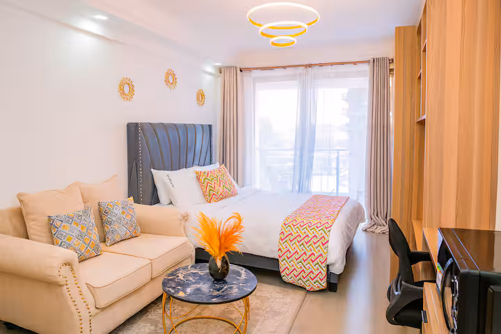 Cozy Studio at GoldPark Kilimani, Yaya Centre — photo 1 of 30